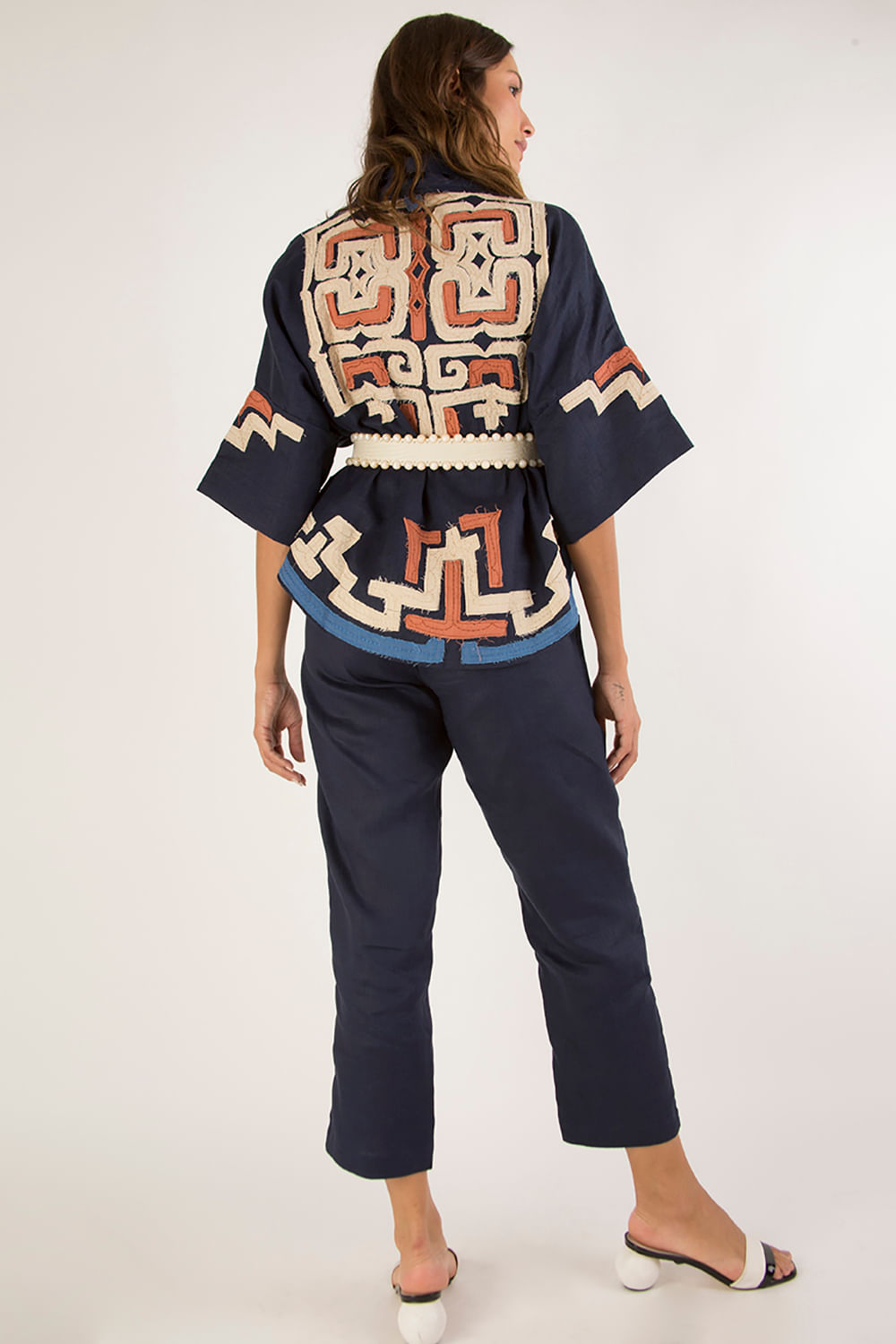 kimono de linho
